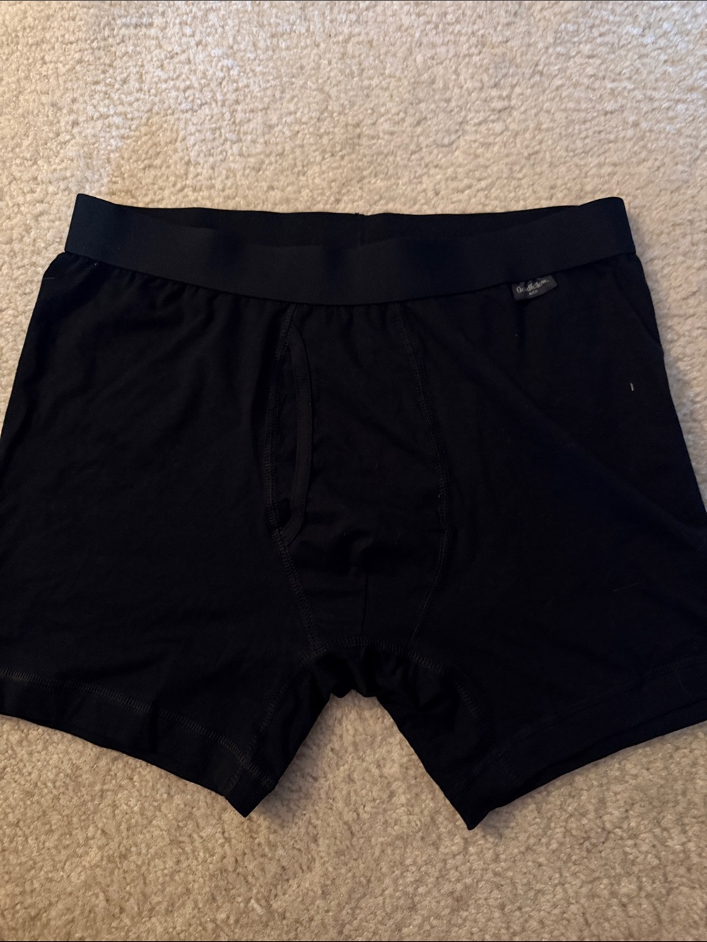 Goodfellow & Co Black Boxer Briefs - Stretch Support men black medium NWOT